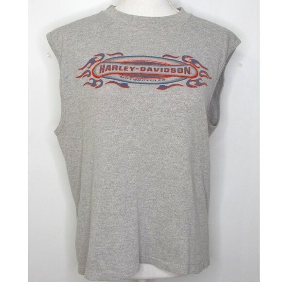 Harley-Davidson Womens Muscle T-Shirt Sleeveless - Picture 1 of 11